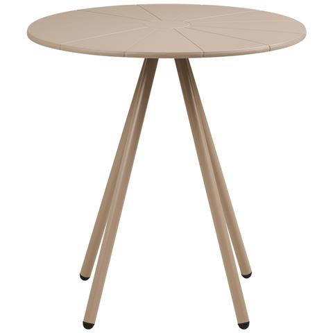 Tavolo Barletta-marrone-metallo-70x70x73,5 Cm - Foto 2