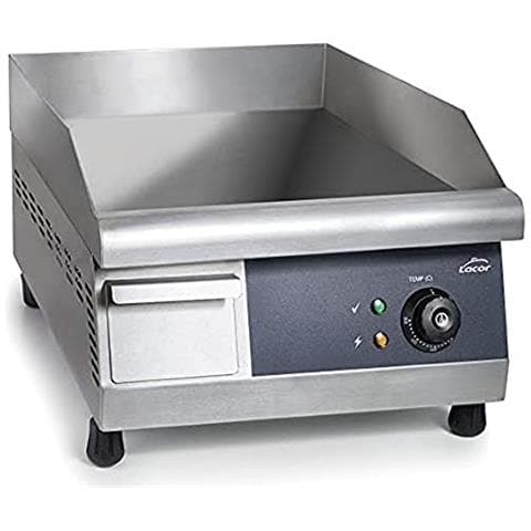 69379 Piastra grill professionale 3000 W, acciaio inox, 40x40 cm - Foto 1