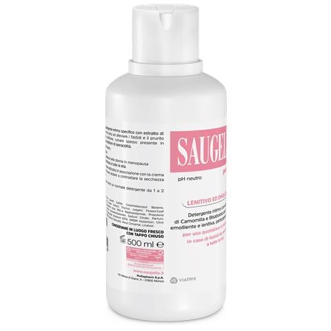 Saugella Poligyn PH Neutro Detergente Intimo Lenitivo ed Emolliente 500 ml - Foto 1