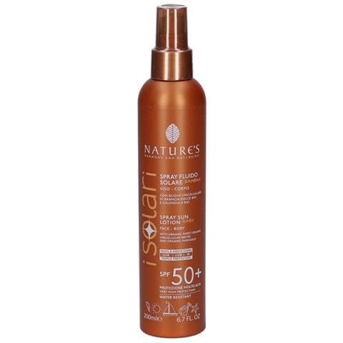Nature'S i Solari Spray Fluido Bambini SPF50+ 200 ml - Foto 1