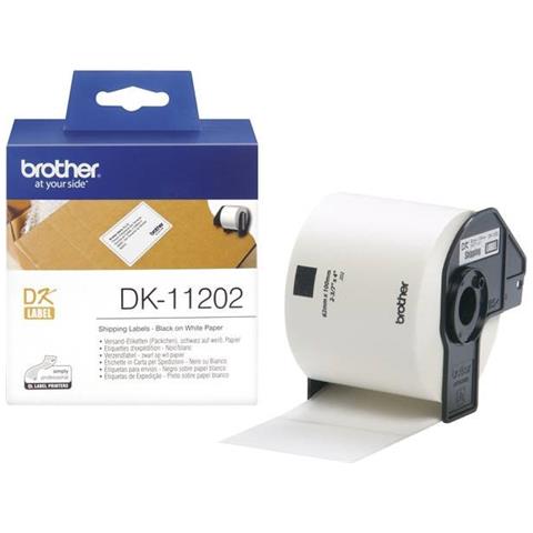 Dk-11202 Nastro Per Etichettatrice Nero Su Bianco - Foto 2