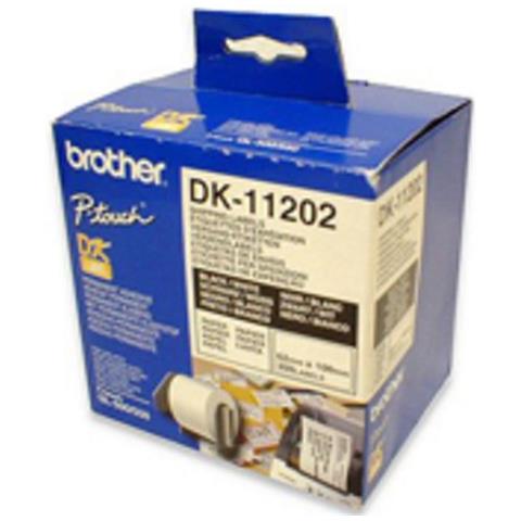 Dk-11202 Nastro Per Etichettatrice Nero Su Bianco - Foto 1