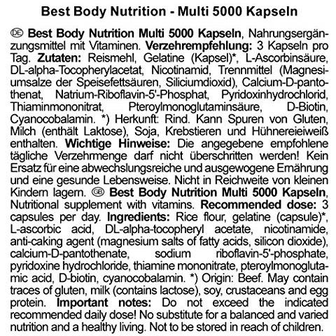 Nutrition Multi 5000 Vitamine - 1 Prodotto - Foto 2