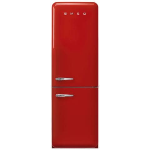 Frigorifero Combinato Anni 50 FAB32RRD5 Dual No Frost Multi Flow Classe D Capacità Lorda / Netta 350/331 Litri Colore Rosso - Foto 1