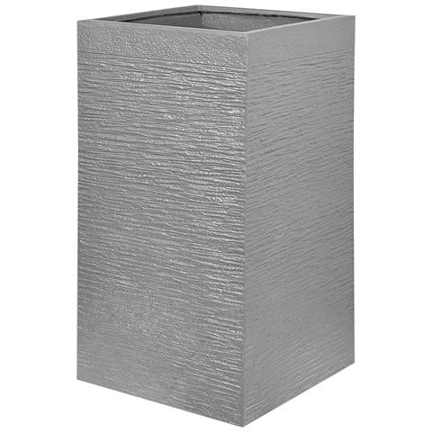 Vaso Da Fiori Quadrato Grigio 40 X 40 X 77 Cm Dion - Foto 15