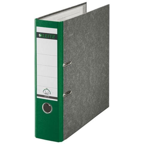 Leitz Wolkenmarmor-ordner, 180 Grad, Din A4, 80 Mm, Grn Farbiger Rcken, Einband Aus Pappe, Auen Mit Wolkenmarmor- (1080-50-55)  - Foto 1