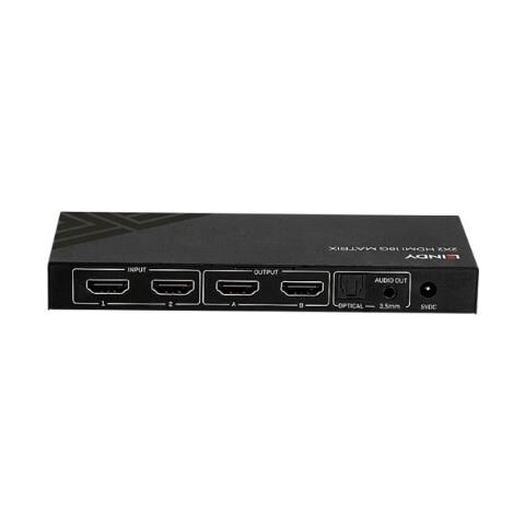 Commutatore Matrix Switch con Risoluzione 4096 x 2160 Pixel 2 Porte HDMI - Foto 5