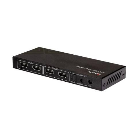 Commutatore Matrix Switch con Risoluzione 4096 x 2160 Pixel 2 Porte HDMI - Foto 2