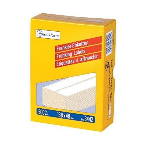 3442 Etichetta Autoadesiva Rettangolo Bianco 500 Pz - Foto 1