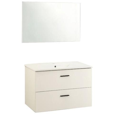 Mobile Bagno Sospeso Lario Bianco 80x46 Cm - Foto 2