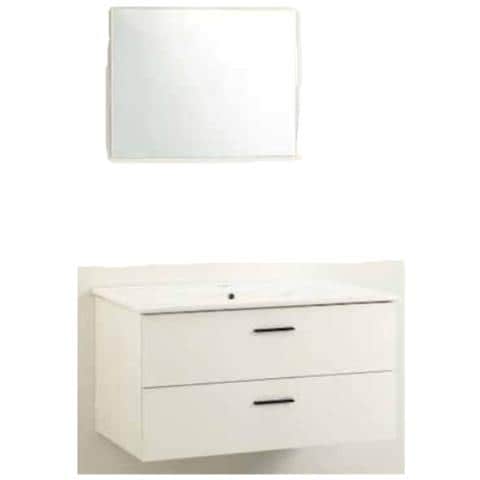 Mobile Bagno Sospeso Lario Bianco 80x46 Cm - Foto 1