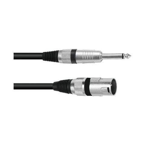 Cavo adattatore Xlr (m) / Jack Mono 0,9 m Bk - Foto 1