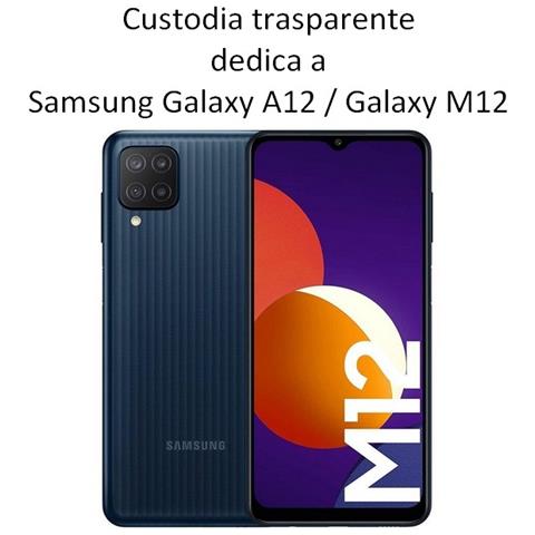 Ultra Slim Custodia Tpu Silicone 0,3mm Cover Case Per Samsung Galaxy A12 - M12 Trasparente - Foto 2