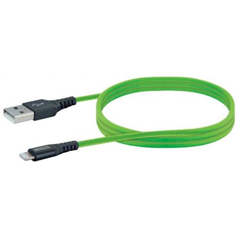 Cavo Usb 2.0 Pz. Un Apple Lightning Verde Da 1,20 M - Foto 1