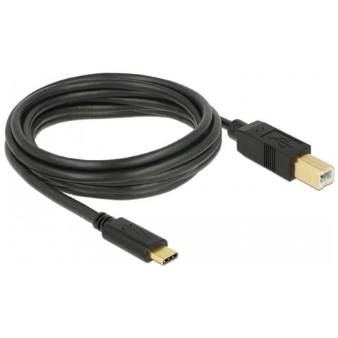 83666 Cavo Usb 3 M Usb 2.0 Usb C Usb B Nero - Foto 1