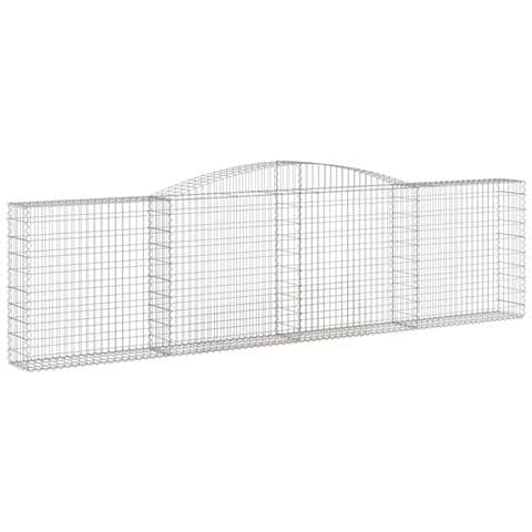 Cesto Gabbione Ad Arco 400x30x100/120 Cm Ferro Zincato - Foto 1