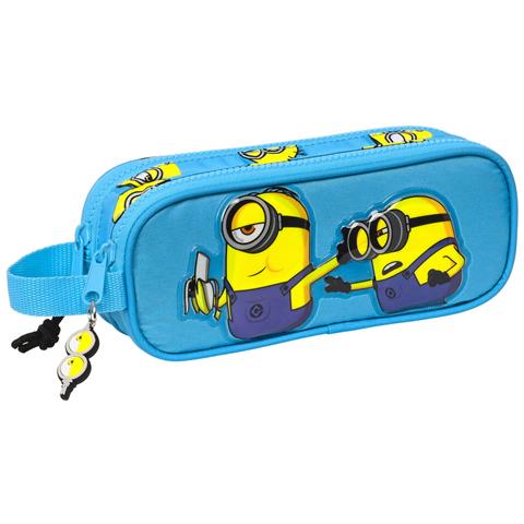Astuccio Scuola Minions Minionstatic Azzurro (21 X 8 X 6 Cm) - Foto 1
