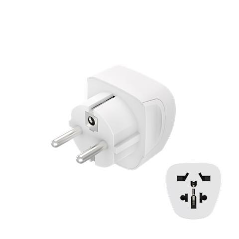 00223456 adattatore per presa di corrente Tipo E /F ibrido Universale Bianco - Foto 1