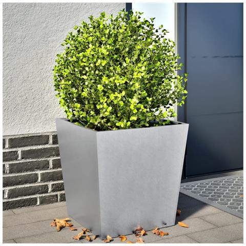Fioriere Da Giardino 2 Pz 50x50x50 Cm In Acciaio Zincato - Foto 10