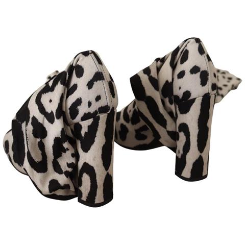 Stivali Lunghi Elasticizzati Leopardati Bianchi Neri - Eu36/us5.5 - Foto 5