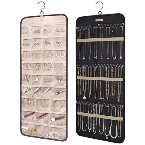 Grande Organizer Per Appendere Gioielli A Doppia Faccia  S - Foto 1