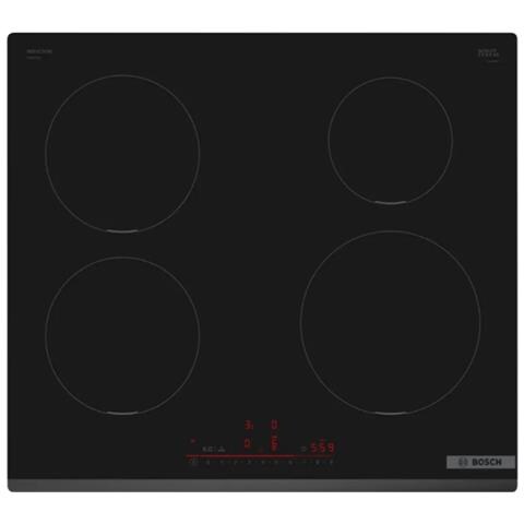 Piano Cottura A Induzione Da 60 Cm Con 4 Fuochi, 7400 W, Nero - Pie631hb1h - Foto 1