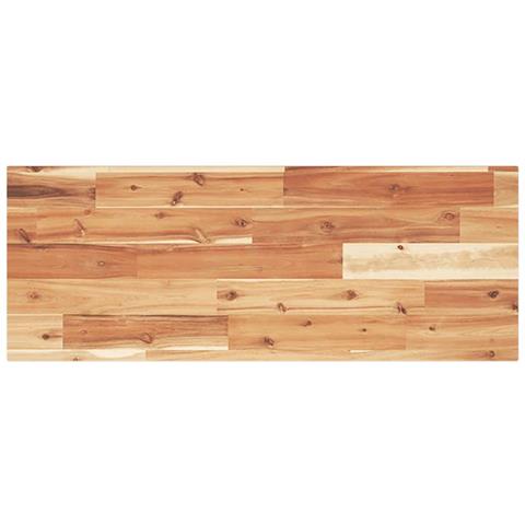 Piano Tavolo Rettangolare 80x30x2cm In Legno Massello Di Acacia - Foto 2
