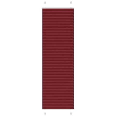 Tenda Plissettata Rosso Bordeaux 65x200 Cm Larghezza Tessuto - Foto 1