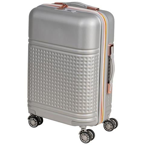 Set 4 Valigie Rigide In Abs Da Viaggio Silver Con Ruote Easy Roll E Beauty Case - Foto 2