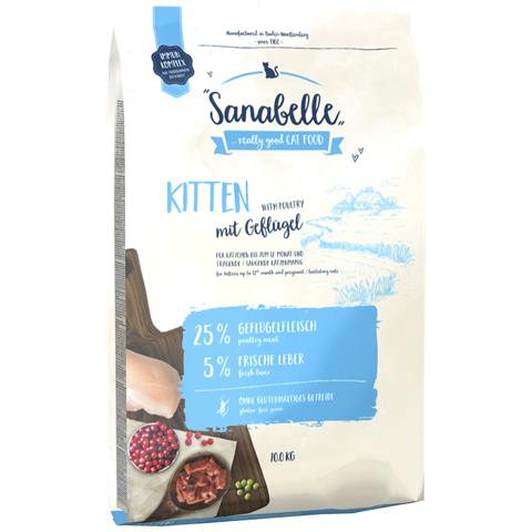 Sanabelle 83290010 cibo secco per gatti 10 kg Gattino Fegato, Trinciapollo - Foto 1