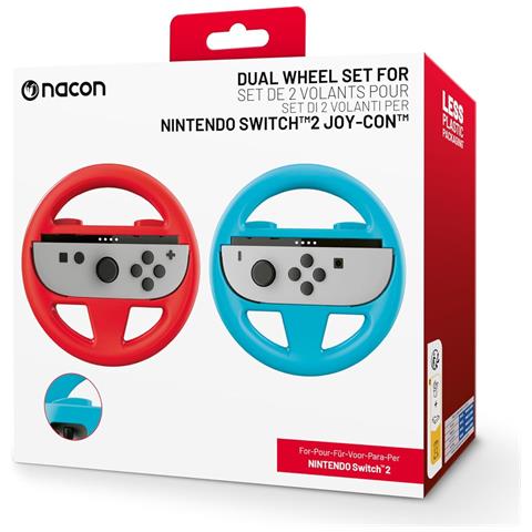 Set Di 2 Volanti Per Joycon Per Switch Blu E Rosso - Foto 1