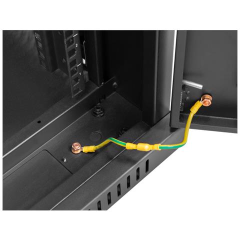 Lanberg FF01-6842-12BL, Rack indipendenti, 42U, 1200 kg, Lucchetti, Griglie, Rotelle - Foto 2