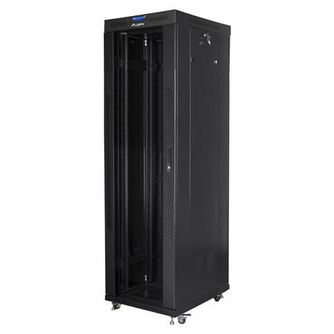 Lanberg FF01-6842-12BL, Rack indipendenti, 42U, 1200 kg, Lucchetti, Griglie, Rotelle - Foto 1