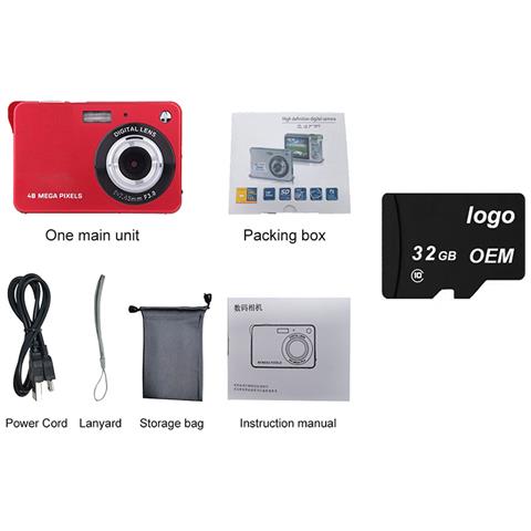 Fotocamera Digitale K09 Con Scheda 32gtf - Cattura Ogni Momento Red - Foto 2