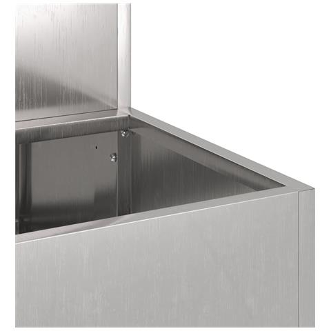 Fioriera da Giardino 2-Tier 100x60x45 cm Acciaio Inossidabile - Foto 9