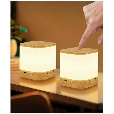 Lampada Da Tavolo A Led Touch Dimmerabile, Lampada Da Comodino Ricaricabile Tramite Usb - Foto 2