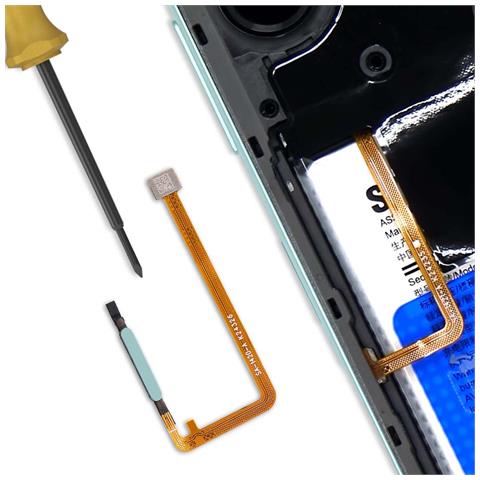 Lettore Di Impronte Digitali Pezzo Di Ricambio Per Samsung Galaxy A06 - Foto 3