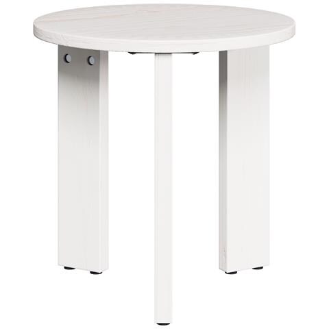 Tavolino da salotto 3 pcs Bianco 47.5 x 47.5 x 27 cm - Foto 7