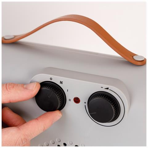 Termoventilatore Orizzontale E Verticale Da 2000 W, Grigio - Tropicano Up&down - Foto 6