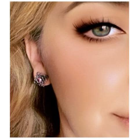 Set Reversibile: Collana E Due Paia Di Orecchini In Argento 10µ E Cristallo Sw Fuchsia E Cristallo - Foto 8