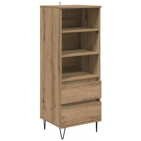 Credenza Rovere artigianale 40 x 36 x 110 cm Legno multistrato - Foto 1