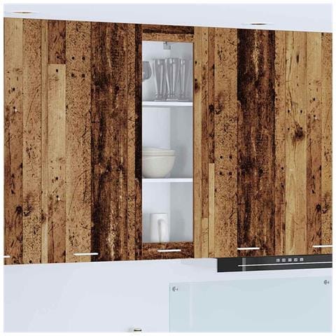 Armadio pensile con porta Riga Legno vecchio 40 x 31 x 100 cm - Foto 2