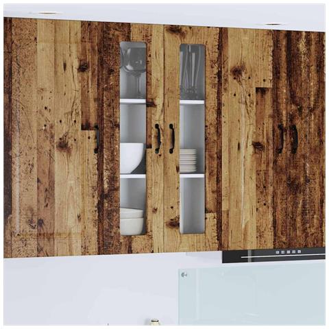 Pensile cucina Legno vecchio 60 x 31 x 100 cm Legno multistrato - Foto 2