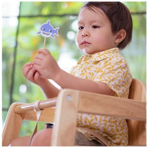 Safetots Seggiolone Impilabile In Legno, Naturale - Foto 2