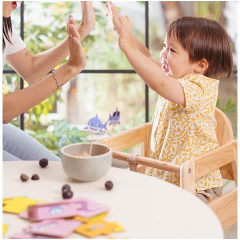 Safetots Seggiolone Impilabile In Legno, Naturale - Foto 4