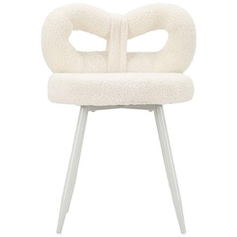 Sedia Mini Ilary Imbottita Bianca Ø40x67 Cm, Seduta H 46 Cm - Foto 2