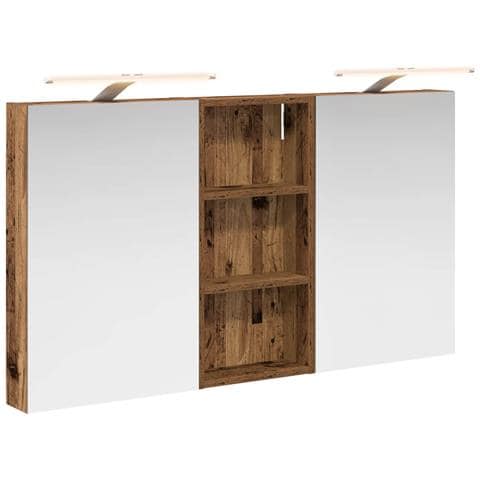 Set di Armadi da Bagno con porta 3 pcs 110 x 10,5 x 60,5 cm - Foto 1