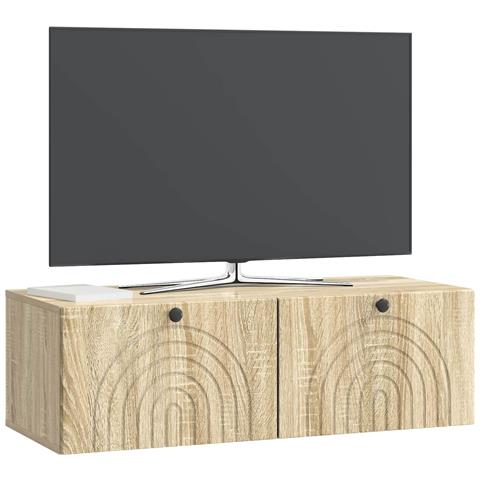 Mobile Porta TV da Muro Rovere Sonoma 98 x 41 x 30 cm - Foto 2