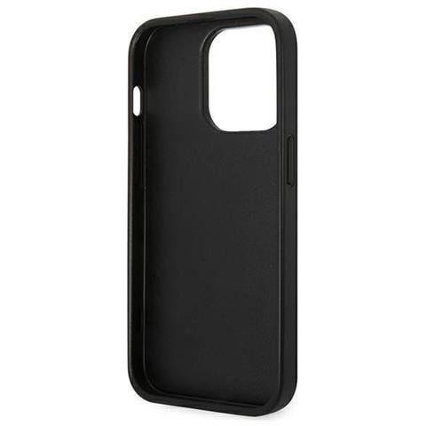 Karl Lagerfeld Klhcp14lsapkhg Custodia Iphone 14 Pro 6.1 Argento Saffiano Con Patch Testa Di Karl - Foto 3