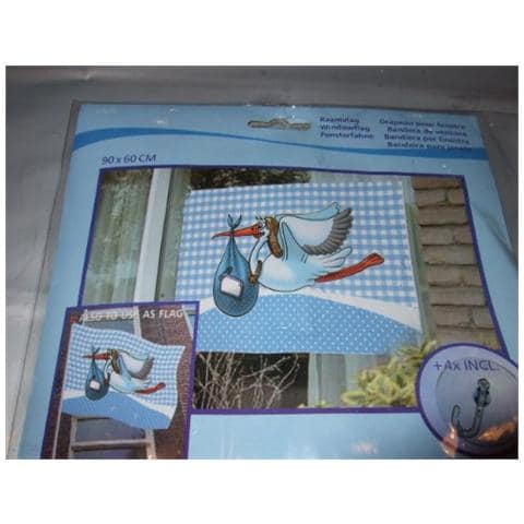 Finestra Bandiera Cicogna Con Ventose, Hellblau, Costumes - Foto 1